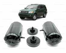 Пневмобаллоны в задние пружины Toyota SEQUOIA (XK35, 45) 2000-2007, боковой клапан, 2шт