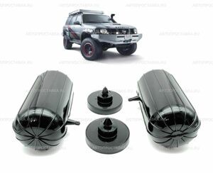 Пневмобаллоны в пружины Nissan SAFARI (Y61) 1997-2007 задние с боковым клапаном