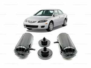 Пневмобаллоны в пружины Mazda 6, (GG), 2002-2008, задние с боковым клапаном