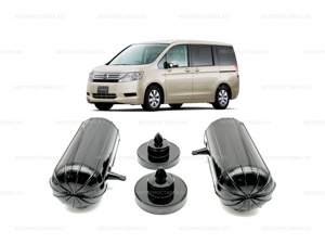 Пневмобаллоны в пружину Honda STEPWAGON (IV) RK 2009-2015, задние с боковым клапаном