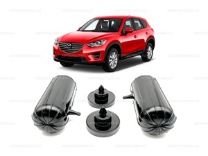 Пневмобаллоны в пружины Mazda CX-5, (KE), 2011-2017, задние с боковым клапаном