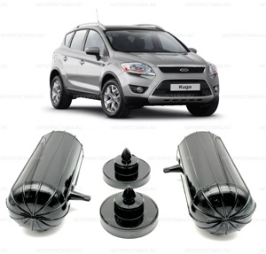 Пневмобаллоны в пружины Ford KUGA (DR) 2008-2013, задние боковой клапан 2шт