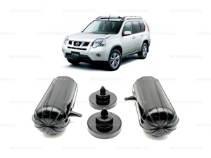 Пневмобаллоны в пружину Nissan X-Trail T31 (2007-2015) - задние боковой клапан 2шт