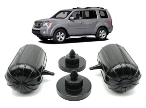 Пневмобаллоны в пружину Honda PILOT (II) 2008-2015, задние с боковым клапаном