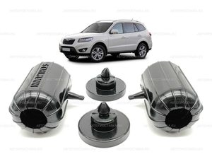 Пневмобаллоны в пружину Hyundai Santa Fe (II рестайл) CM 2009-2012 - задние с боковым клапаном