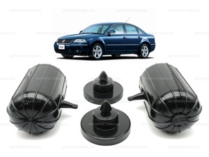 Пневмобаллоны в пружину Volkswagen PASSAT (B5) 1996-2001, задние с боковым клапаном